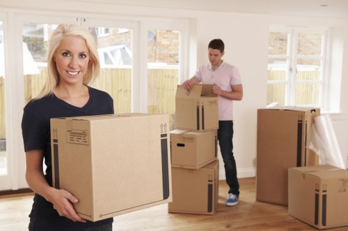 Flexible man and van service handling a move in central London