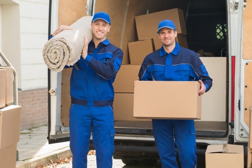 Transfer of sorted materials to a local recycling facility
