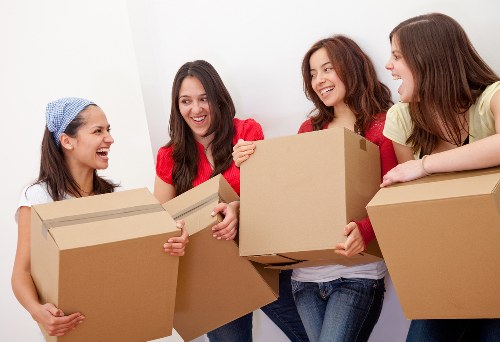 Careful packing and wrapping of large furniture items in Knightsbridge