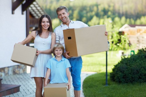 Moving day preparation for furniture removals in Knightsbridge
