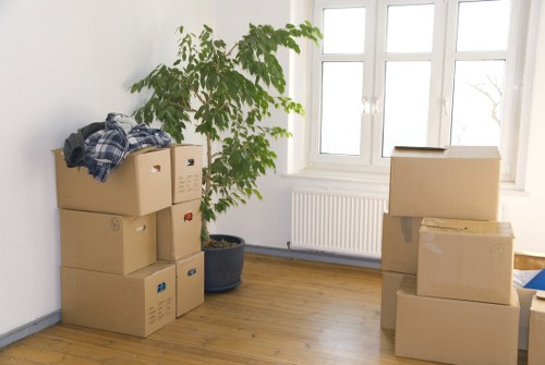 Local removal truck ready for a move in Knightsbridge