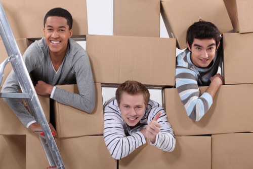 Careful packing and furniture protection for a Knightsbridge property