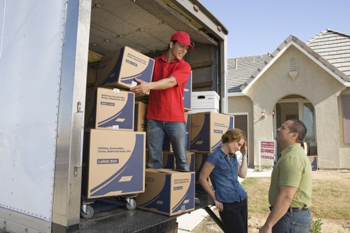 Furniture pick-up service helping a Knightsbridge resident with bulky household items
