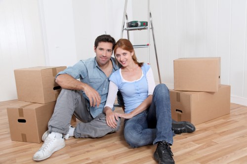 Packing and transport support for a Knightsbridge home relocation