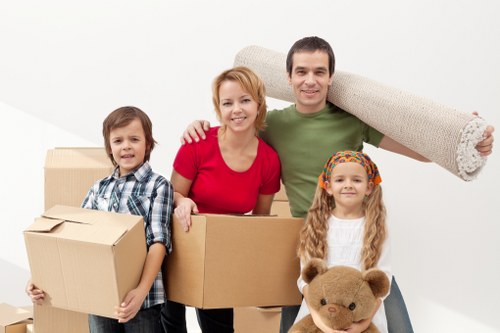 Furniture collection vehicle serving Knightsbridge and nearby central London areas
