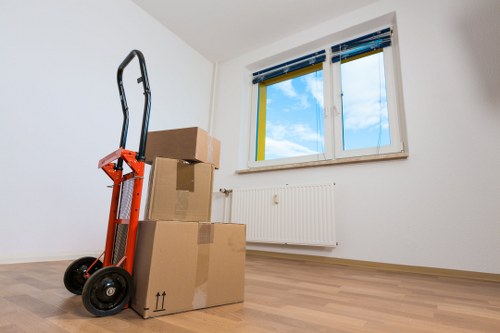 Residential furniture removal in a Knightsbridge apartment building